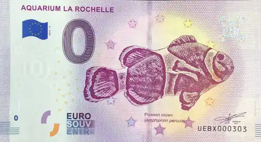 Billet 0€ AQUARIUM LA ROCHELLE Poisson clown