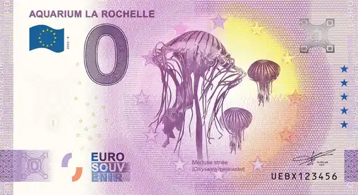 Billet 0€ AQUARIUM LA ROCHELLE Méduse striée