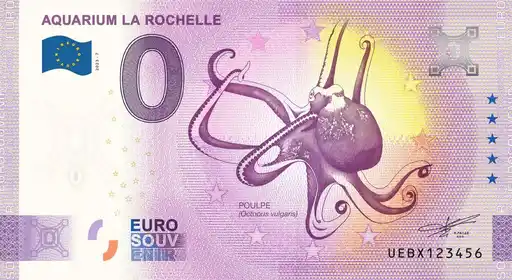 Billet 0€ AQUARIUM LA ROCHELLE POULPE