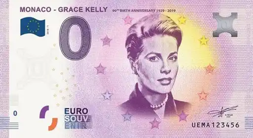 Billet 0€ MONACO - GRACE KELLY 90th BIRTH ANNIVERSARY 1929-2019