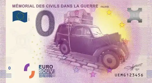 Billet 0€ MÉMORIAL DES CIVILS DANS LA GUERRE FALAISE