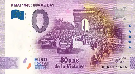 Billet 0€ 8 MAI 1945 : 80th VE DAY 80 ans de la Victoire