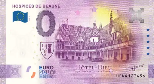 Billet 0€ HOSPICES DE BEAUNE HÔTEL- DIEU DES HOSPICES CIVILS DE BEAUNE