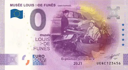 Billet 0€ MUSÉE LOUIS :-DE FUNÈS SAINT-RAPHAËL