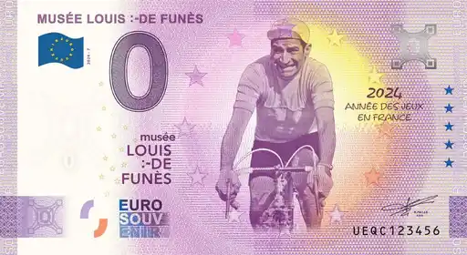 Billet 0€ MUSÉE LOUIS :-DE FUNÈS 2024 ANNEE DES JEUX EN FRANCE