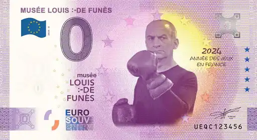 Billet 0€ MUSÉE LOUIS :-DE FUNÈS 2024 ANNEE DES JEUX EN FRANCE