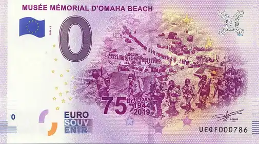 Billet 0€ MUSÉE MÉMORIAL D'OMAHA BEACH 75 th D DAY 1944 2019