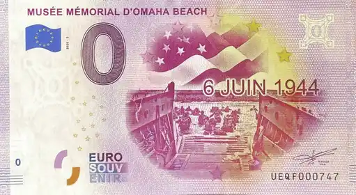 Billet 0€ MUSÉE MÉMORIAL D'OMAHA BEACH 6 JUIN 1944