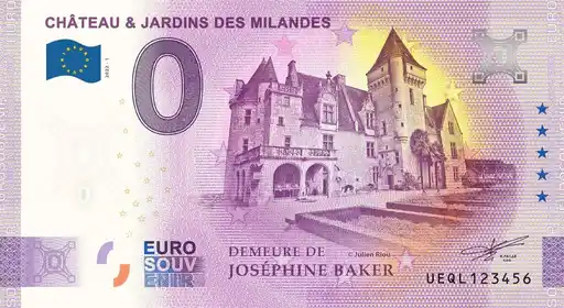 Billet 0€ CHÂTEAU & JARDINS DES MILANDES DEMEURE DE JOSEPHINE BAKER