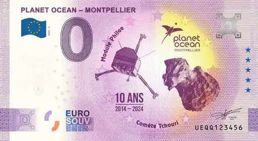 Billet 0€ PLANET OCEAN - MONTPELLIER Module Philae 10 ANS 2014 - 2024 Comète Tchouri