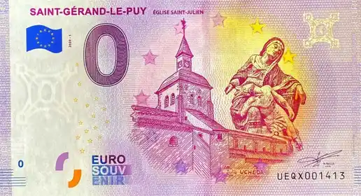 Billet 0€ SAINT-GÉRAND-LE-PUY ÉGLISE SAINT-JULIEN