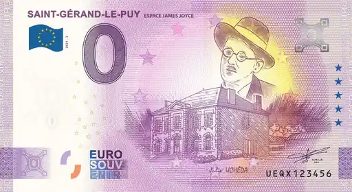 Billet 0€ SAINT-GÉRAND-LE-PUY ESPACE JAMES JOYCE