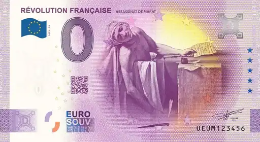Billet 0€ REVOLUTION FRANCAISE ASSASSINAT DE MARAT