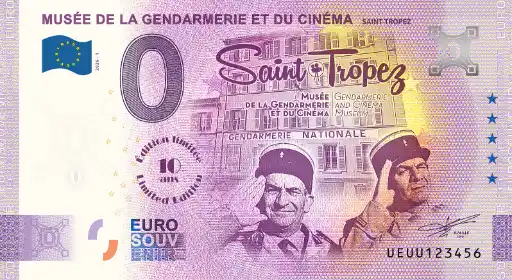 Billet 0€ MUSÉE DE LA GENDARMERIE ET DU CINÉMA DE SAINT-TROPEZ