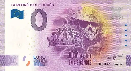Billet 0€ LA RÉCRÉ DES 3 CURÉS TREMOR 80 M DE CHUTE EN 4 SECONDES