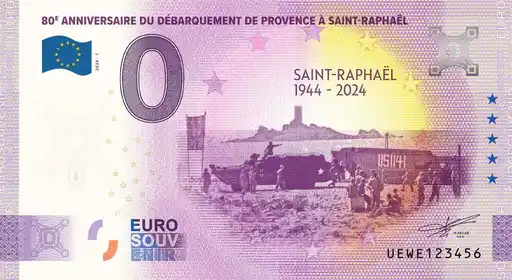 Billet 0€ 80e ANNIVERSAIRE DU DÉBARQUEMENT DE PROVENCE SAINT-RAPHAËL 1944 - 2024