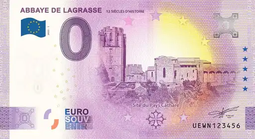 Billet 0€ ABBAYE DE LA GRASSE 12 SIÈCLES D'HISTOIRE