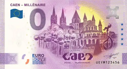 Billet 0€ CAEN - MILLÉNAIRE MILLÉNAIRE 1025 CAEN 2025 NORMANDIE