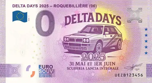 Billet 0€ DELTA DAYS 2025 - ROQUEBILLIERE (06) 31 MAI ET 1ER JUIN SCUDERIA LANCIA INTRÉGRALE