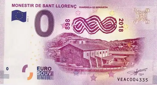 Billet 0€ MONESTIR DE SANT LLORENÇ GUARDIOLA DE BERGUEDA