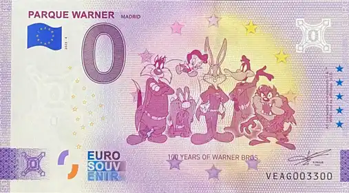 Billet 0€ PARQUE WARNER MADRID