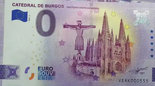 Billet 0€ CATEDRAL DE BURGOS SANTISIMO CRISTO DE BURGOS