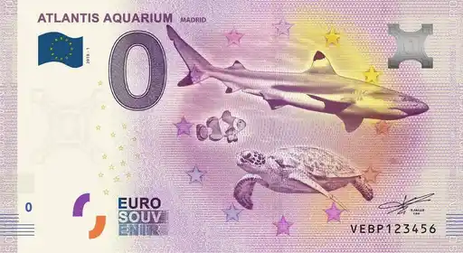 Billet 0€ ATLANTIS AQUARIUM MADRID