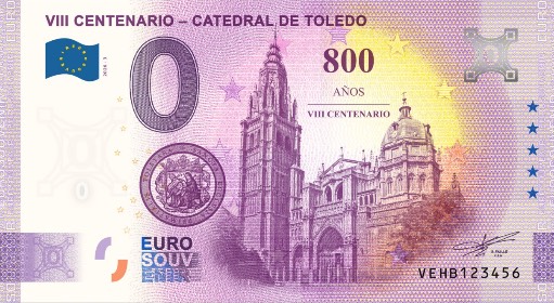 Billet 0€ VIII CENTENARIO - CATEDRAL DE TOLEDO TOLEDO