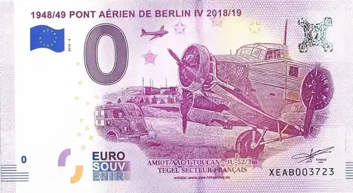 Billet 0€ 194849 PONT AÉRIEN DE BERLIN IV 2018/19