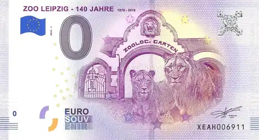 Billet 0€ ZOO LEIPZIG - 140 JAHRE 1878-2018