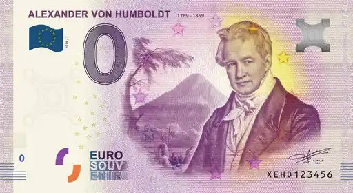 Billet 0€ ALEXANDER VON HUMBOLDT 1769 - 1859