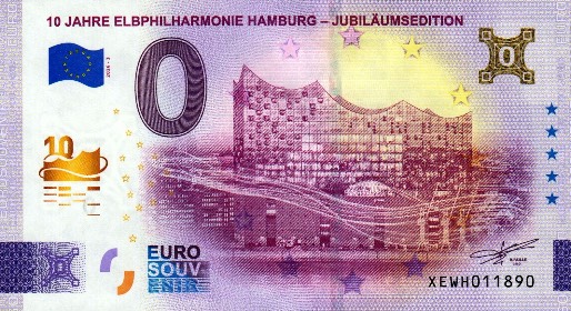 Billet 0€ 0 JAHRE ELBPHILHARMONIE HAMBURG - JUBILÄUMSEDITION