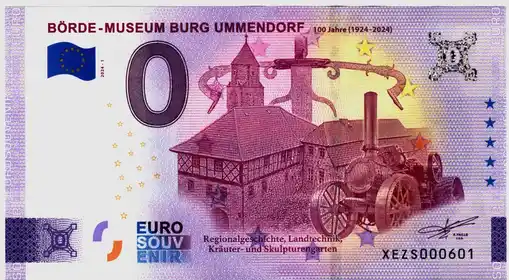 Billet 0€ BÖRDE MUSEUM - BURG UMMENDORF100 JAHRE (1924-2024) Regionalgeschichte