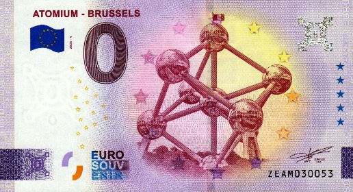 Billet 0€ ATOMIUM - BRUSSELS