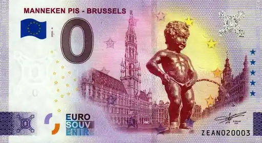 Billet 0€ MANNEKEN PIS - BRUSSELS